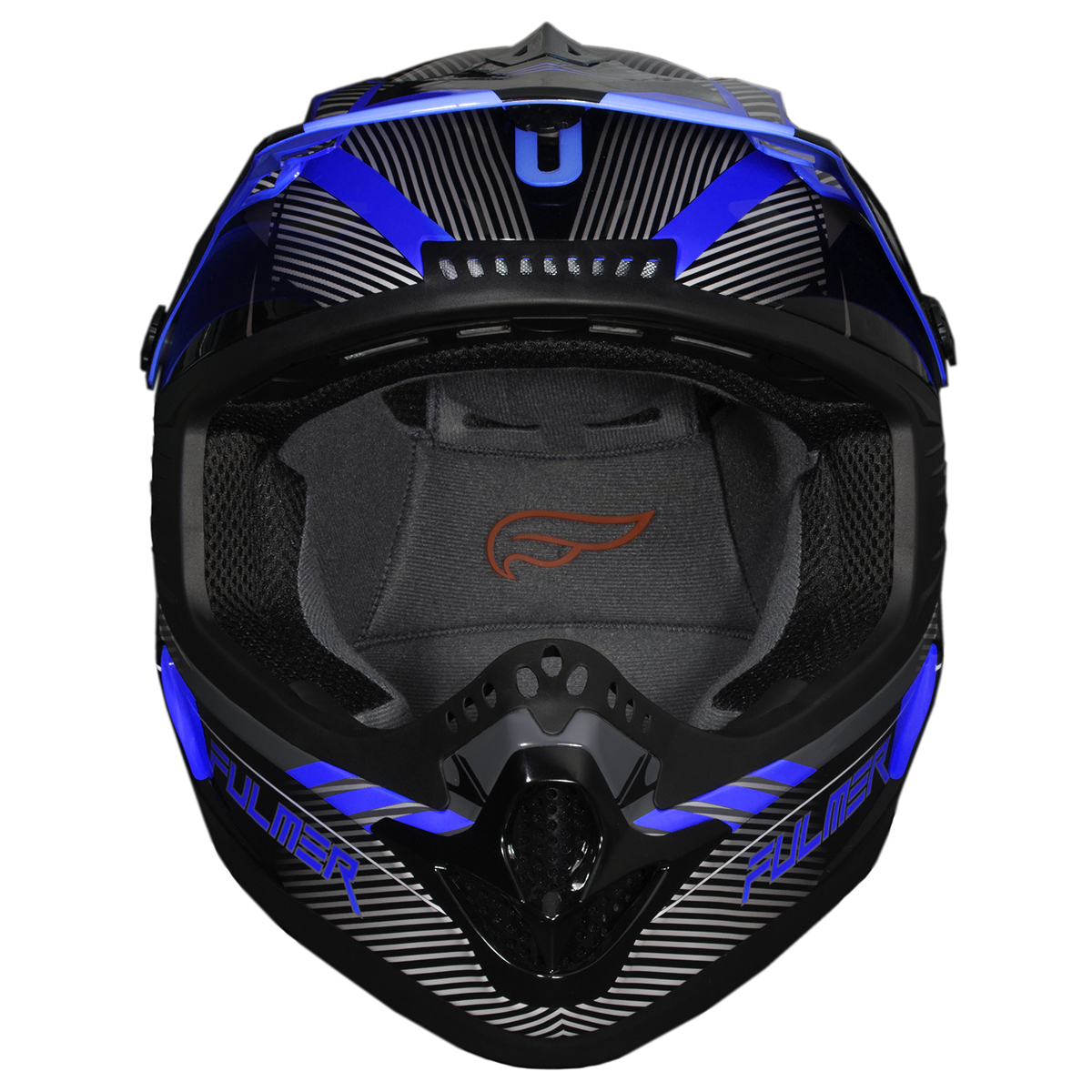 Adult Fulmer MX Helmet 202 EDGE ATV UTV Dirt Bike Off Road DOT
